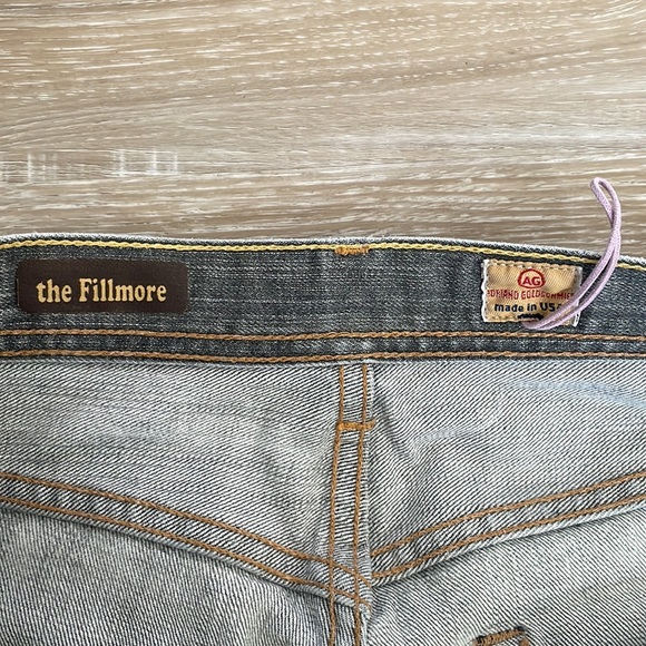 AG Adriano Goldschmied the Filllmore Faded Grey Bootcut Denim Pant - 36 x 30 - Picture 3 of 4
